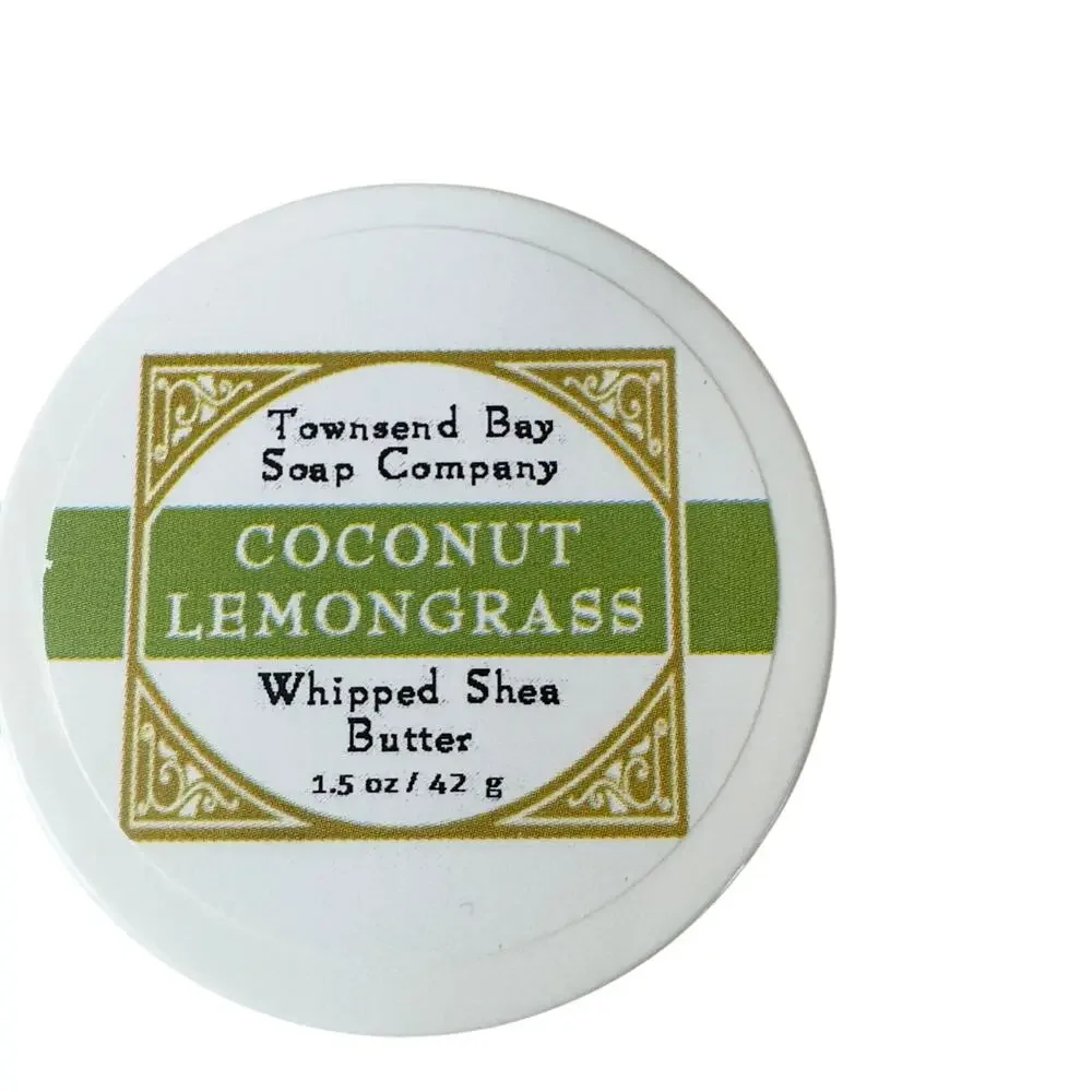 Townsend Bay Soap Company Whipped Shea Butter 1.5‎ oz Set of 3 & 1 Soothing Balm
